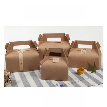 одноразовая упаковка из пищевого крафта или белой бумаги в форме двускатной коробки для упаковки на вынос