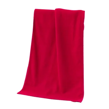 Полотенца для чистки автомобиля 30x70 см из микрофибры, ткань для полировки автомобиля воском (красная)
