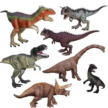 Популярная Игровая игрушка с фигурками динозавров из мира Юрского периода, Классический Тираннозавр, детская фигурка животного, Коллекционная модель, Игрушка В подарок