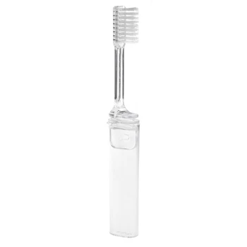 Портативная Складная Зубная щетка для Кемпинга на открытом воздухе, складная пластиковая зубная щетка Mar28