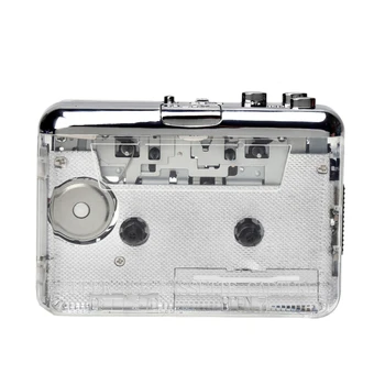 Портативные кассетные плееры Walkman Кассета Полностью прозрачная для воспроизведения в виде ракушки