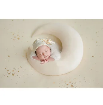 Реквизит для фотосъемки новорожденных Лунные подушки Звезды Аксессуары для студийной фотосъемки Новорожденных Креативный Реквизит Для позирования Подушка Коврик 1