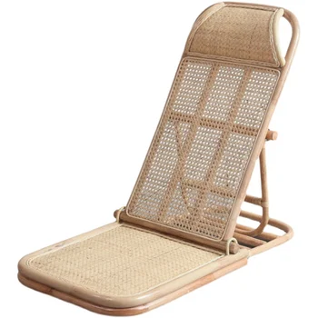 Скандинавское кресло из ротанга для взрослых многофункциональный пляжный стул Складной простой шезлонг креативный стул для отдыха на открытом воздухе