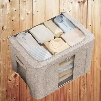 Тканевый ящик для хранения, идеальный органайзер для одежды в вашем доме, позволяющий организовать ваше белье и одежду с помощью этой ткани 3
