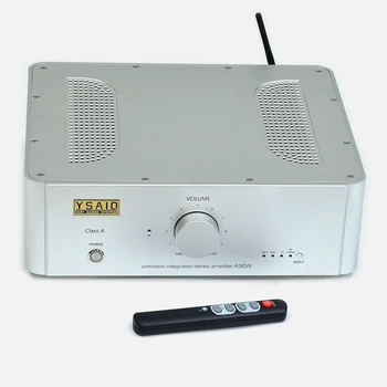 Усилитель мощности HiFi A30W Класса A 30 Вт * 2 Bluetooth 5,0 APTX-HD Для аудиосистемы домашнего кинотеатра Класса B 200 Вт * 2 с дистанционным управлением